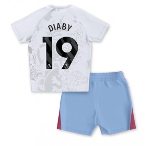 Aston Villa Moussa Diaby #19 Gostujuci Dres za Dječji 2023-24 Kratak Rukavima (+ kratke hlače)